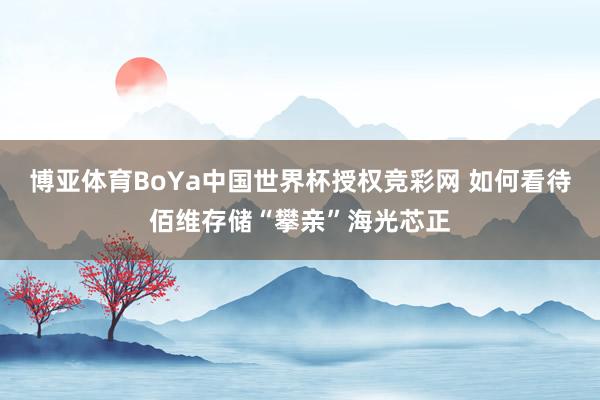 博亚体育BoYa中国世界杯授权竞彩网 如何看待佰维存储“攀亲”海光芯正