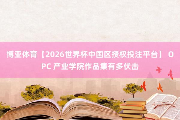 博亚体育【2026世界杯中国区授权投注平台】 OPC 产业学院作品集有多伏击