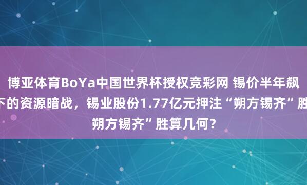 博亚体育BoYa中国世界杯授权竞彩网 锡价半年飙涨40％下的资源暗战，锡业股份1.77亿元押注“朔方锡齐”胜算几何？